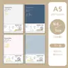 Cuaderno Cuadrado Partner B5 con Cubierta de Alta Calidad, Estilo Estético Xiaohongshu, Cuaderno Grueso Fresco A5 para Estudiantes y Oficina al por Mayor