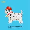 Patinete de roldana versão Q novo fosco 3D animal de pé andando balão para festas de aniversário infantis atacado ao ar livre