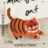 Desenho Animado Animal Fofo Gatinho Adesivo Patch Decoração Acessórios para Roupa Capa de Celular Bolsa Patch Bordado