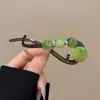 Pinza para el Cabello Grande de Lazo Nuevo 2026 Estilo Coreano Dulce Clip Retorcido con Perlas Elegante Lujo Ligero Pinza para el Cabello de la Parte Posterior de la Cabeza para Mujeres