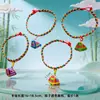 Joyería de Venta Caliente Festival del Bote del Dragón Pulsera de Cuerda Colorida Tejida a Mano Espiral Columna de Dragón Suerte Cuerda de Mano Colorida