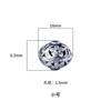 Cuentas huecas de plata tailandesa de 10-12-14 mm, cuentas de linterna de plata esterlina s925, accesorios para pulsera de texto DIY