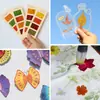Colección de Hojas Secas, Pegatinas DIY de Hojas Reales, Especímenes de Plantas, Flores Reales, Flores Secas, Materiales para Marcapáginas de Fundas de Teléfono en Relieve