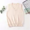 Uniforme JK Colete Fofo Conjunto Estilo Preppy Malha Roupa Externa Suéter Malha Masculina e Feminina