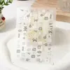 Pegatinas para Uñas de Gato Negro Pequeño Doradas y Plateadas Estilo Graffiti 3D en Relieve Lindas y Modernas Decoraciones para Uñas de Mascotas