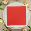 [Stock Listo] Color Sólido 25*25cm Servilleta de Papel con Impresión Desechable Diseño para Restaurante Estilo Popular de Amazon