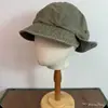 Boina de aviador redutora de idade para meninas, boné de jornaleiro, nicho retrô, chapéu de pintor, primavera e verão, aba larga, proteção solar, faz o rosto parecer menor, chapéu de pescador