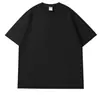 Camiseta Personalizada Processada para Publicidade Masculina Solta Cor Lisa Camiseta Básica 240g Pesada de Alta Qualidade Camiseta Cultural Pode Ser Bordada