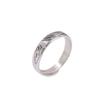 Anillo de zorro con personalidad retro desgastada de plata pura Yilu S999.9, estilo étnico, simple, combinable, con espíritu de zorro.