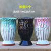 Vaso de Flor Carnudo Pequeno Defeito Panela Quente Panela Cogumelo Cerâmica Diâmetro Grande Simples Planta Verde Ébano Antigo Pilha Vaso de Cerâmica de Penhasco