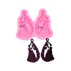 Brincos de alienígena chaveiro de silicone molde de gota epóxi joias artesanais DIY