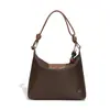 Bolsa Tote Hobo de Luxo, Estilo Preguiçoso, Bolsa de Ombro Impermeável de Nylon, Design de Nicho, Bolsa de Ombro Único Transversal para Mulheres