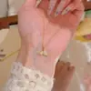 Colares e Brincos Série Oceano, Design de Nicho de Luxo Leve de Alta Qualidade, Corrente para Clavícula, Pulseira Exquisita e Doce