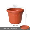Vaso de Flor de Plástico para Orquídeas Grandes e Jiboias, Vaso de Galão, Espessado e Durável com Base, Adequado para Plantas de Jardim e Plantas em Vasos