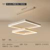 Uau, o Lustre da Sala de Estar é uma Luminária Moderna Minimalista Estilo Nórdico para a Sala de Jantar, Apresentando um Design Minimalista de Vela Branca, uma Grande Luminária Principal