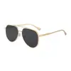Gafas de Sol Aviador Retro de Gama Alta para Hombre, Gafas de Sol Especiales Doble Puente Espejo Sapo para Conducir, Gafas de Sol para Mujer