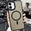 Funda Magnética para iPhone 17 con Tacto de Piel Semitransparente Adecuada para Apple 16 Pro Transfronteriza 15 Mate 14 Agujero Grande 13 Funda