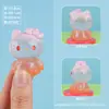 Nueva decoración de artesanía de resina de gato facetado con degradado de cristal lindo translúcido figura de juguete creativa de moda adorno de escritorio