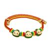 Festival del Bote del Dragón Cuerda de Mano Colorida Dumpling Bebé Pulsera de Cuerda Colorida Tejida a Mano Pulsera de Cuerda Roja Joyería para Pareja Pulsera