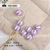 Acessórios para Joias DIY Desenho Animado Fofo Tiras Listradas de Acrílico Contas Soltas Contas de Melancia de Circo Contas com Furo Reto Chaveiro