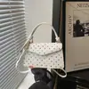 Bolsa Casual Nueva de Otoño 2026 Estampado de Lunares Elegante de Moda Hombro Único Cruzada de Hombro de Mano Pequeña Cuadrada para Mujer