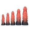 Venta al por mayor Dios Musculoso de la Guerra Nuevo Plug Anal Silicona Forma Especial Pene Grande Suave Color Mezclado Simulación Femenina Masturbador Dropshipping