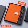 Caja de regalo para libreta de negocios con logotipo impreso personalizable, bloc de notas grueso A5, regalo para oficina y empresa.