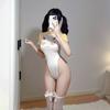 Ropa Interior Sexy COS Gato Salvaje Secundario Ajustada Abertura Libre Mono Anime Chica de Agua Muerta Uniforme de Niña