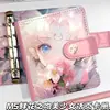 Novo Álbum de Cartas M5 de Folhas Soltas, Beijo de Flores, Planejador com Fivela Magnética de Menina Bonita, Caderno Destacável de Desenho Animado Anime
