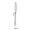 Cuchillo y tenedor de acero inoxidable 430 grueso mate, cuchara, vajilla occidental negra de alta gama para hotel, cuchillo y tenedor forjados