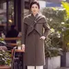 2026 Moda Transfronteriza para Mamás Otoño Invierno Nuevo Holgado Ajustado Largo Juvenil Casual Tallas Grandes Versátil Abrigo