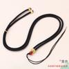 Cordão para pingente de joia amarrado dourado Buda Esmeralda corda pública para pescoço atacado masculino e feminino Jade Wenwan cordão sólido feito à mão