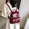 Mochila Retro Transfronteiriça de Alto Valor Niche Moda Feminina Crossbody Bolsa Mochila Feminina Multiuso Viagem de Lazer Mochila Pequena
