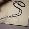Cordón para Colgante de Cuentas Pequeñas, Cordón de Collar Tejido a Mano, Cordón para Collar con Colgante de Jade Pixiu Guanyin, Cordón Unisex