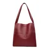 Bolsa Popular Transfronteriza de Cuero Suave para Mujer 2026 Nuevo Estilo Bolso Tote de Moda Versátil Gran Capacidad Bolso de Mano Bolso de Hombro para Mujer