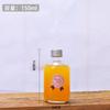 Botella de Vino de Frutas al por Mayor Botella de Vidrio Redonda para Bebidas Botella para Jugo de Té con Leche y Café Botella Vacía para Enzimas Botella para Mermelada Casera