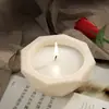 Molde de Pote de Armazenamento DIY de Cimento Resina Cristal Gesso, Molde de Silicone para Copo de Vela Multifacetado Octogonal Triangular em Forma de Diamante