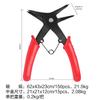 Mola de anel de retenção de dupla finalidade transfronteiriça desmontagem cartão interno cartão externo dois em um grampo de anel multifuncional de dupla finalidade