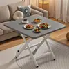 Mesa Plegable, Mesa Cuadrada Pequeña Simple, Mesa de Comedor Plegable para el Hogar, Mesa de Comedor Cuadrada Portátil, Mesa Simple