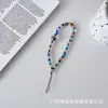 Cadena de teléfono móvil original con cuentas Nuevo retro mariposa Cristal universal anti-pérdida para muñeca corta colgante de cordón para teléfono móvil