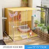 Jaula para gatos casa interior jaula vacía espacio libre súper grande casa para gatos casa para gatos nido de dos pisos tres pisos villa para gatos pequeños