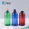 Botella de plástico PET de cuello largo con tapa de aluminio de 500 ml, subbotella portátil, botella de rocío puro