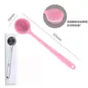 Cepillo de Baño de Silicona de Mango Largo Transfronterizo para el Hogar Frotar el Cuerpo en el Baño Cepillo de Baño Antideslizante para Personas Perezosas Gadget para Frotar la Suciedad