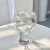 Taza de Leche de Vidrio de Celebridad de Internet de Aspecto Elegante, Taza para Beber Jugo de Bebida Fría de Oso Lindo para Mujer, Taza de Cerveza para el Hogar