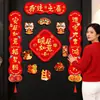 2026 Nuevo Modelo Bendición de Inauguración Pegatinas de Puerta Decoración para Nuevo Hogar Arreglo Ceremonia de Mudanza Regalo Coplas Magnéticas