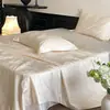 Las noches de verano son naturalmente frescas~ Colcha de verano de algodón Tencel gruesa tejida en color de alta gama, colcha fina de jacquard de lujo ligero para aire acondicionado de verano