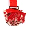 Medallas Pintadas de Aleación de Zinc, Medallas de Competición de Carrera de Maratón, Medallas de la Universidad Normal de Pekín en Stock