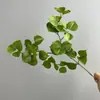 Hojas de Bodhi Artificiales de Alta Realidad, Ramas Falsas con Colores Otoñales y Hojas de Olmo Artificiales para Decoración del Hogar, Eventos de Boda y Decoración de Paisajes