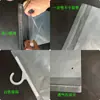 Suministro de Fábrica Física Bolsa de Plástico para Ropa Material PE Bolsa con Gancho Transparente Bolsa de Embalaje para Ropa Bolsa con Gancho Autoadhesivo de PE