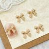 Decoraciones Mini Lazo para Uñas Grande, Mediano, Pequeño Lazo de Cinta Tridimensional Versátil Resina DIY Accesorios para Uñas